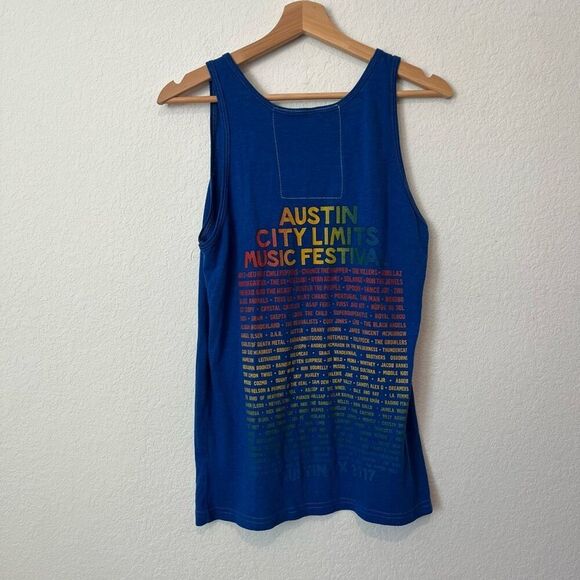 Aviator Nation Blue Austin City Limits 2017 Tank Top Unisex Size Medium - Picture 4 of 6